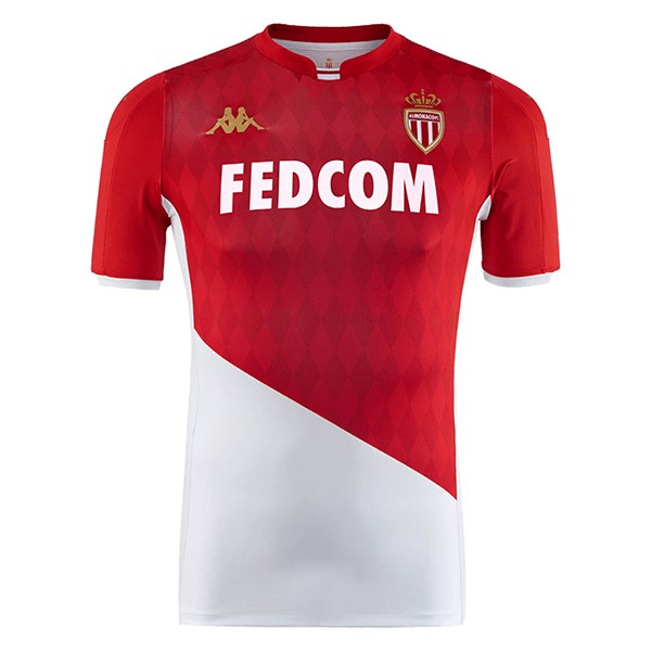 Tailandia Camiseta AS Monaco Primera 2019-2020 Rojo Blanco